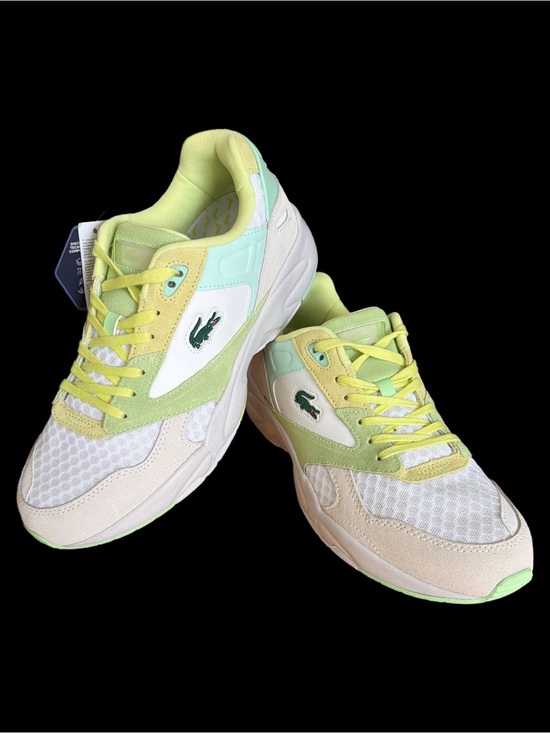 Lacoste Other - Lacoste STORM 96 Pastel Green & White Sport Sneaker Men’s size 10.5 NWT